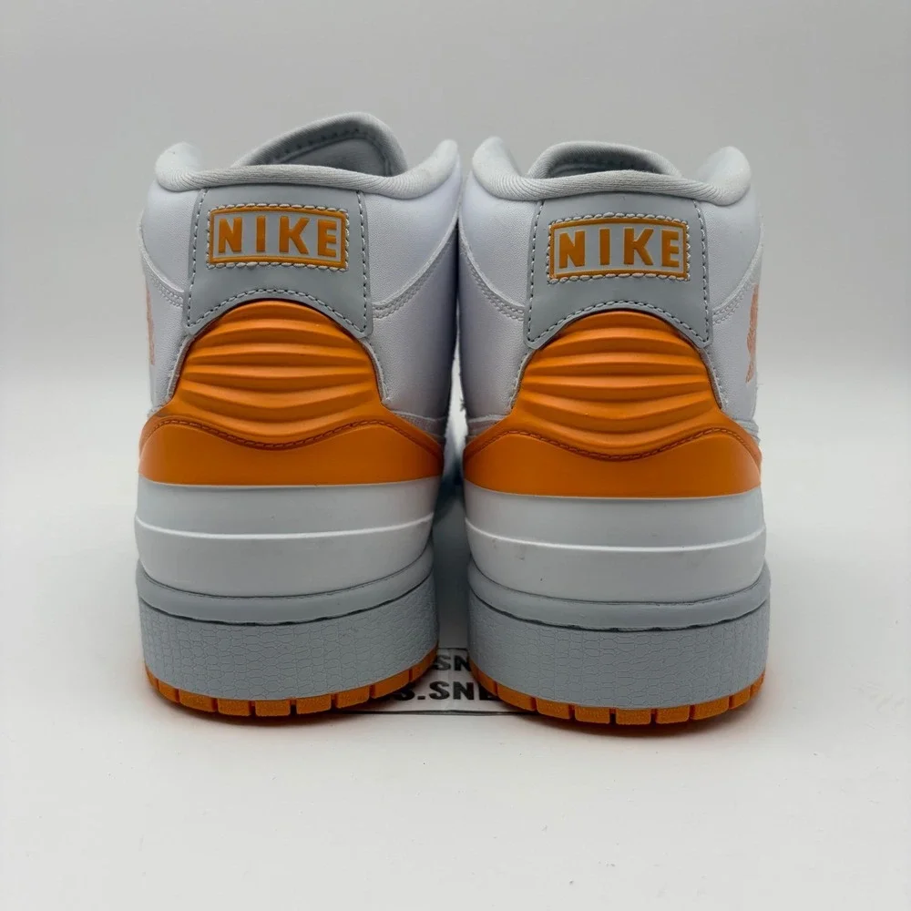 Nike Air Jordan 1 Retro 86 White Kumquat Pure Platinum Mens Size 10 (644490-115)